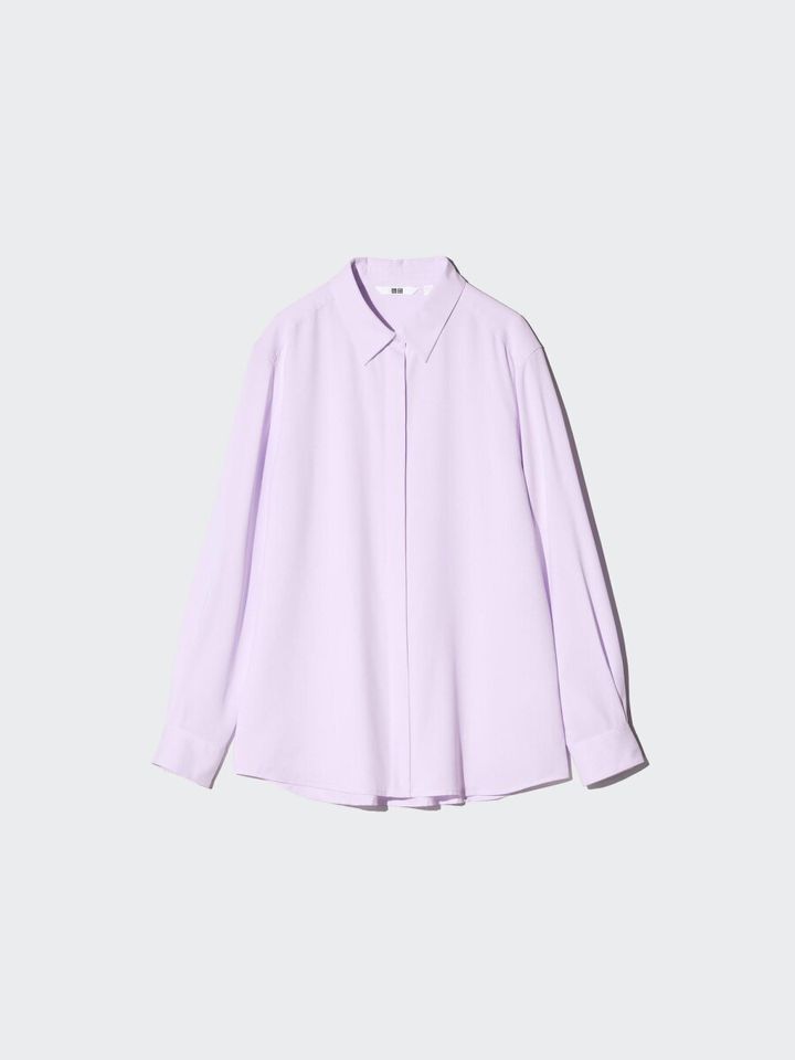 レーヨンブラウス／71 PURPLE