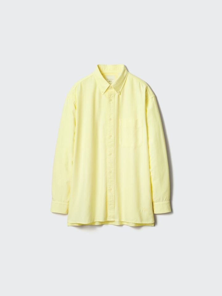 オックスフォードオーバーサイズシャツ／41 YELLOW