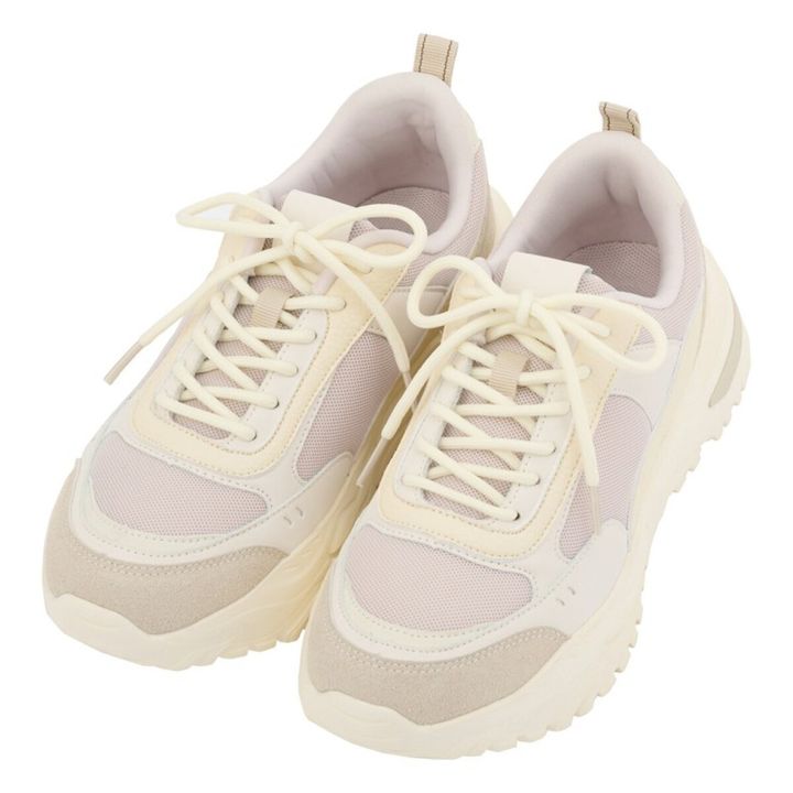 しまむらのボリュームスニーカー（ちょこ）