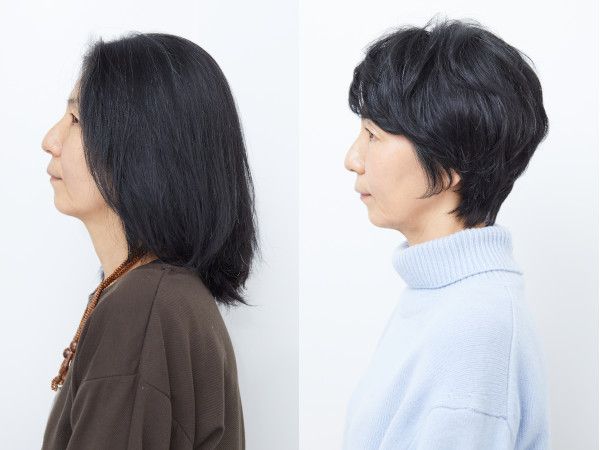 イメチェンビフォーアフター（サイド）：井手真理子さん（60歳）