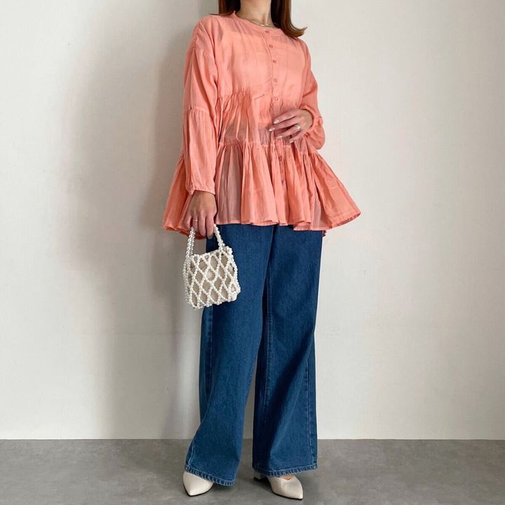 GUコットンブレンドスクエアネックキャミソール シアートップスレイヤード