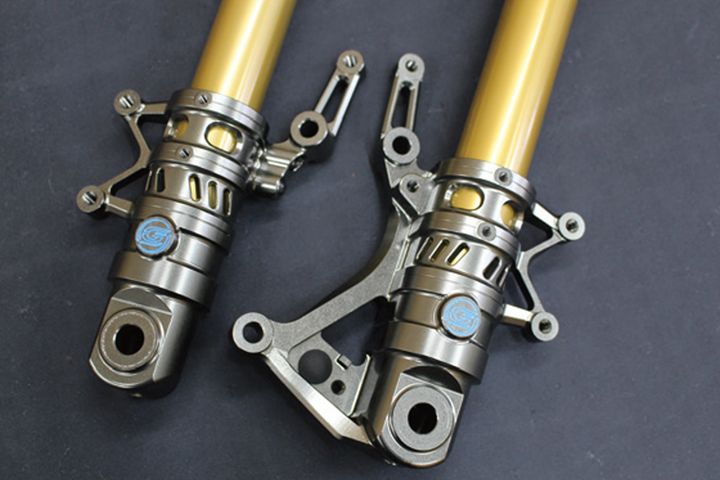 【モンキー125カスタム】OVER×ギアーズで挑む倒立フォーク化！純正比0.8kg軽量化の衝撃