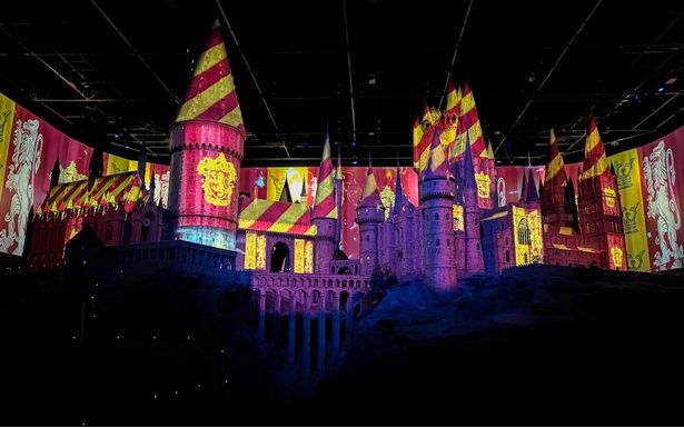 視界いっぱいでクィディッチの試合が展開する大迫力！