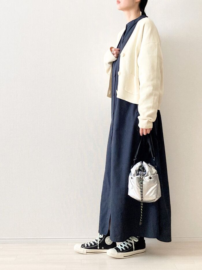 【ユニクロ】毎朝着る服、迷ってない？40代の春コーデに『ショート丈カーデ』が大活躍！