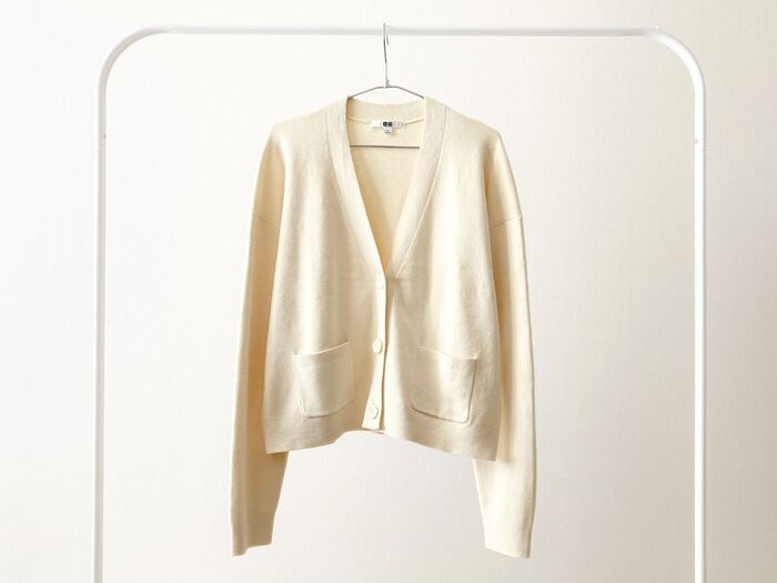 【ユニクロ】毎朝着る服、迷ってない？40代の春コーデに『ショート丈カーデ』が大活躍！