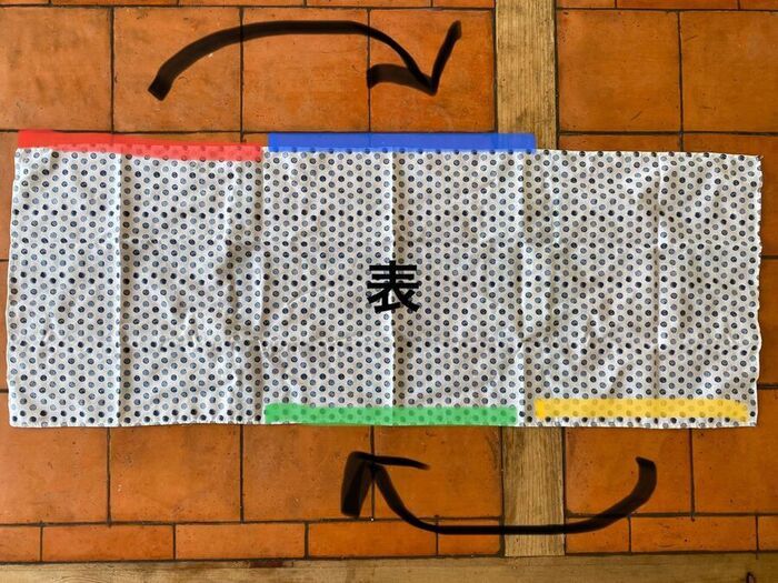 100均手ぬぐいでおしゃれな「おさんぽバッグ」ができちゃった！2箇所縫うだけの簡単リメイク♪