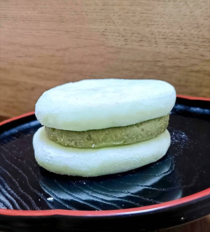 無印良品「ふわもちサンド抹茶クリーム」