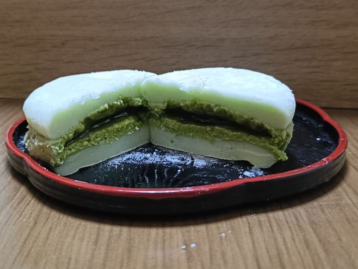 無印良品「ふわもちサンド抹茶クリーム」