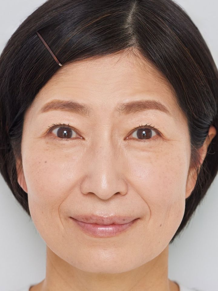 血色感なしのメイク