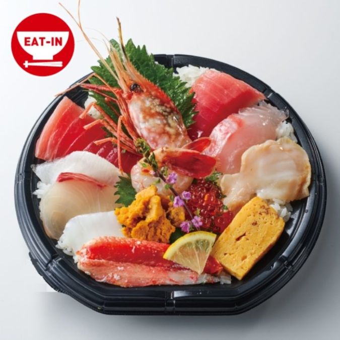 岩田屋本店 第43回 博多うまかもん市 魚力×アキラ水産「海の豪華オールスター丼」