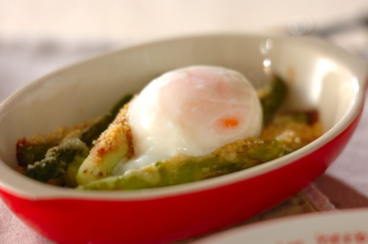 アスパラのチーズ焼き