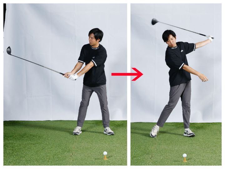 「グリップエンドをヘソに向ける」と狙った方向に打てる！人気コーチが解説