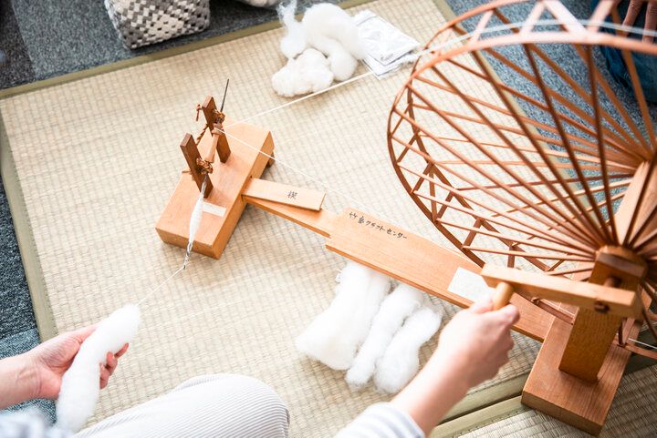 愛知・蒲郡の「竹島クラフトセンター」で手織り体験♪ふんわりやさしい綿の手ざわりに心和むひととき