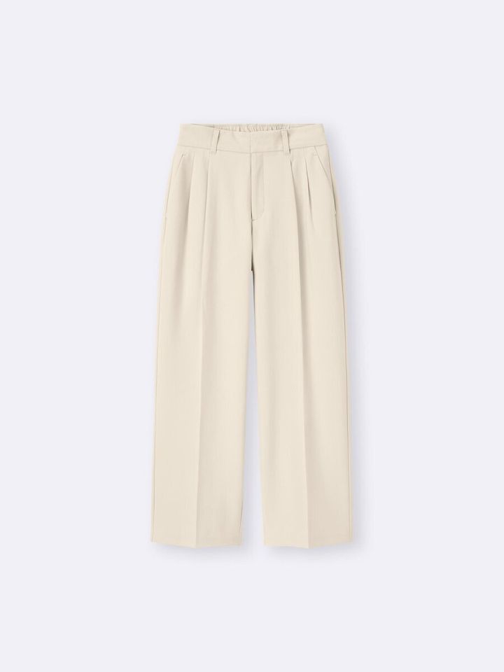 タックワイドパンツ／30 NATURAL