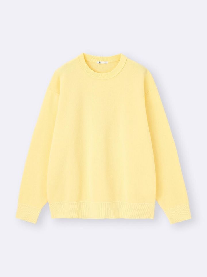 ミラノリブクルーネックセーター／41 YELLOW