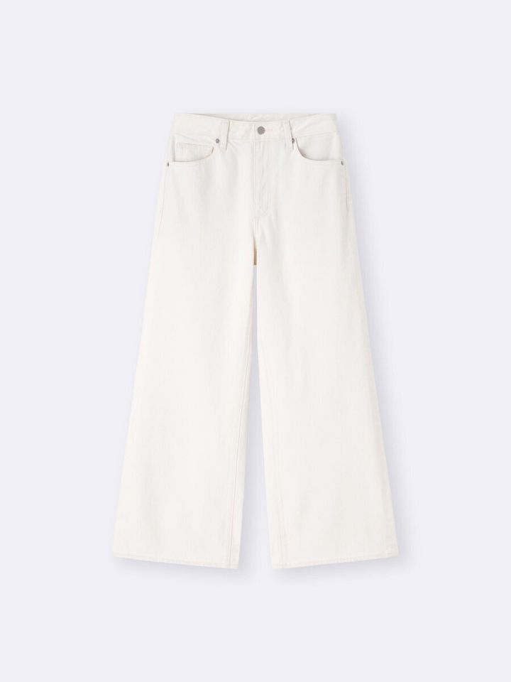 バギーフレアジーンズ／01 OFF WHITE