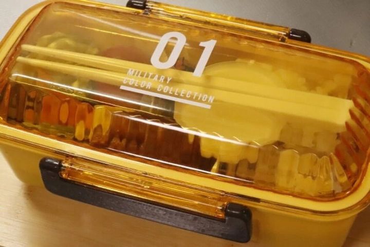 ダイソー ランチボックス（ドーム型、1段、500mL）