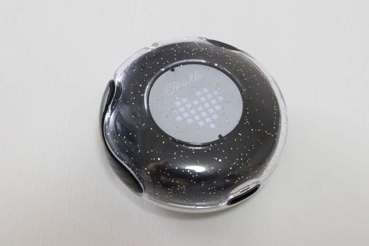 完全ワイヤレスイヤホン（ TWS008、クリア×ブラック）