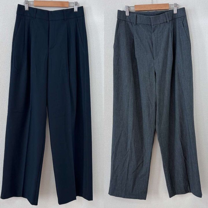 ユニクロGUタックワイドパンツ比較