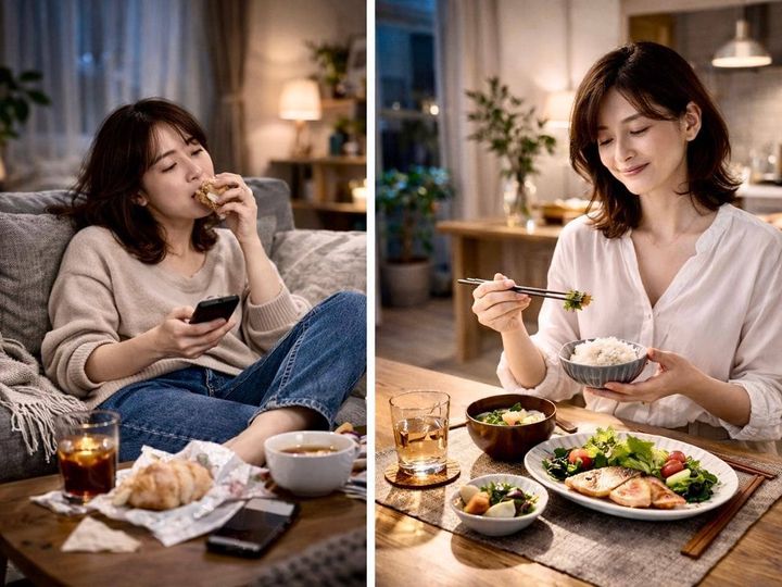 食事が不規則な人vs１日３食きちんと食べる人、体型にどう影響する？