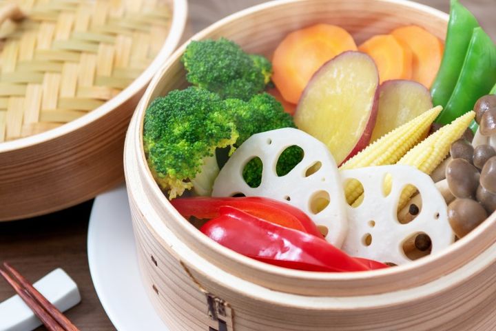 蒸し野菜 温野菜のサラダ せいろ蒸し