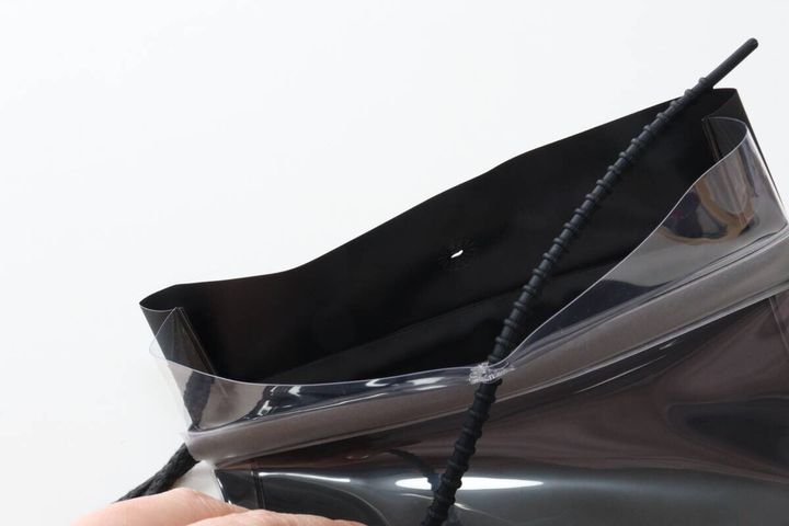 セリアのぬいぐるみ巾着バッグの袋口