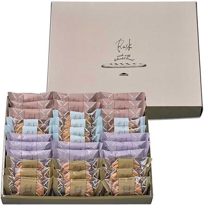 シャトレーゼ 大人数向けの個包装お菓子セット ティータイムブレッド ラスク詰合せ33袋入