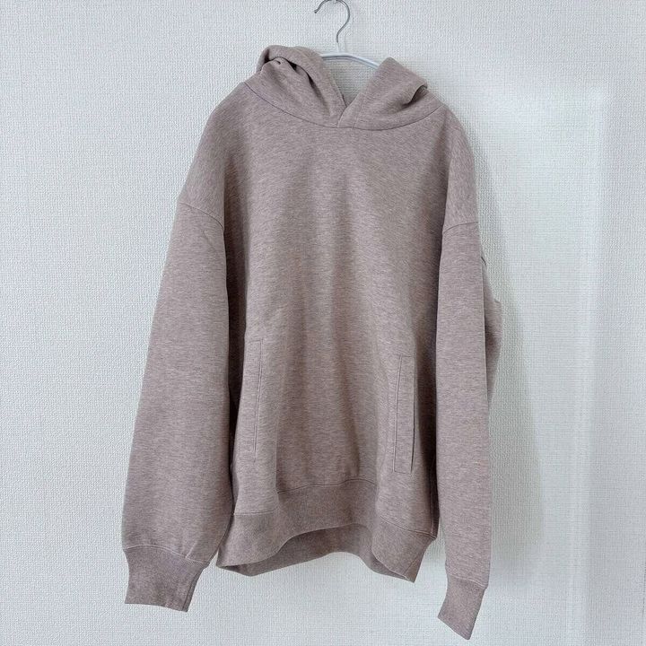 2026春ユニクロ大人女性おすすめスウェットオーバーサイズプルパーカ