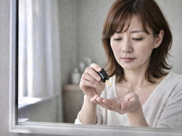 若見えする人は“美容液を重ねすぎない”。40代・50代の肌がどんより見える原因