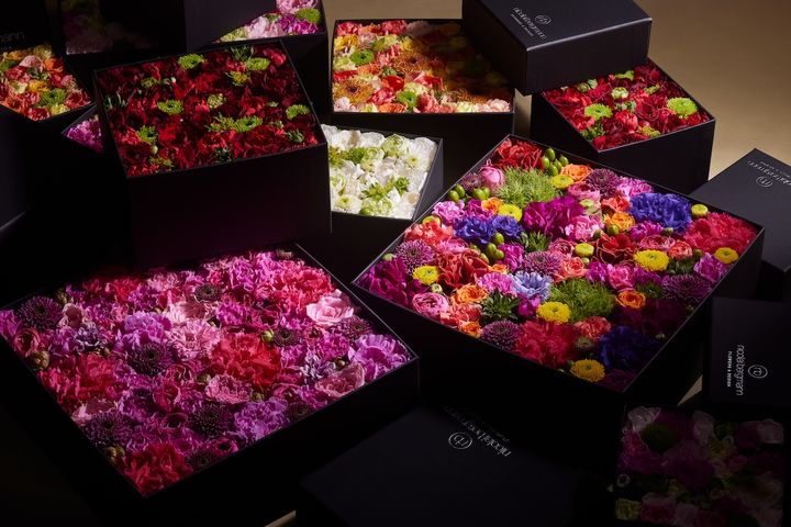 ニコライ・バーグマンのボックスフラワーアレンジメント