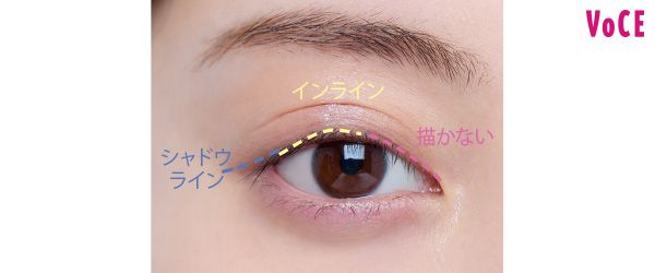 太くなった場合は綿棒でぼかすと自然に