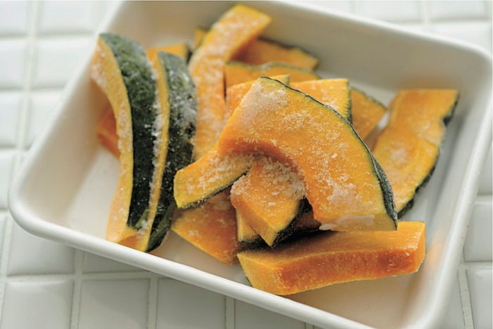 じゃがいもやかぼちゃは7mm厚さの輪切りに!