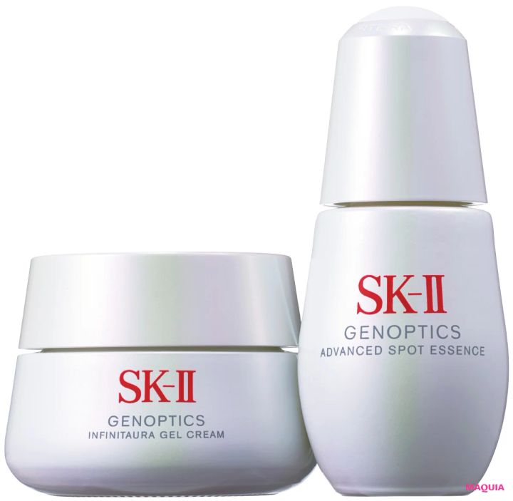 2026年3月4月 おすすめ最新作コスメ 4月5日（日）発売 SK-II ジェノプティクス アドバンスド スポット エッセンス 同 インフィニットオーラ ジェルクリーム