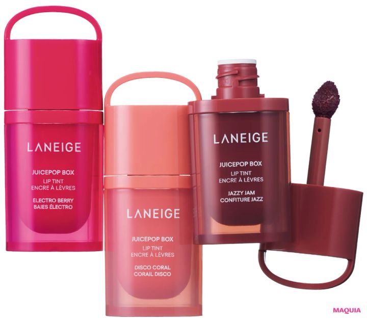 2026年3月4月 おすすめ最新作コスメ 3月23日（月）発売 LANEIGE ジュースポップボックスリップティント