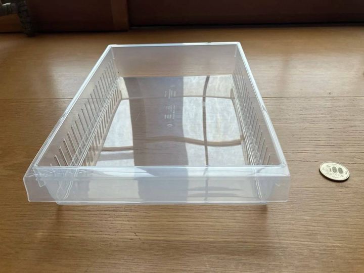 Seria(セリア)：キレイストッカー トレー クリアー