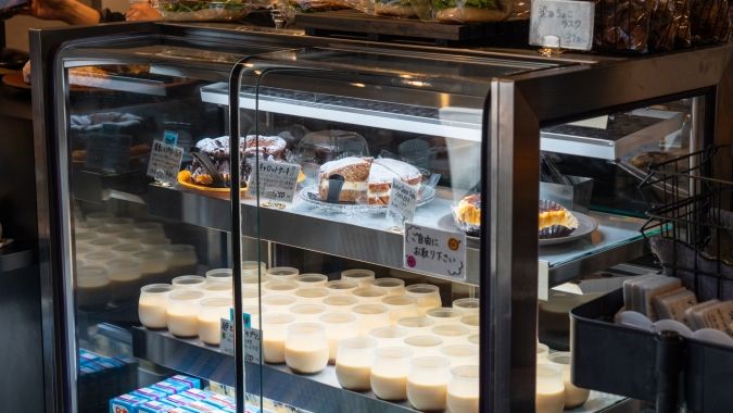 Boulangerie Le Bamtan 冷蔵ショーケース