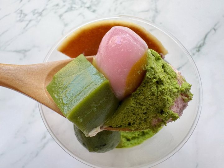 ふんわりと香る桜の香りが抹茶の苦味を引き立てる上品な仕上がり