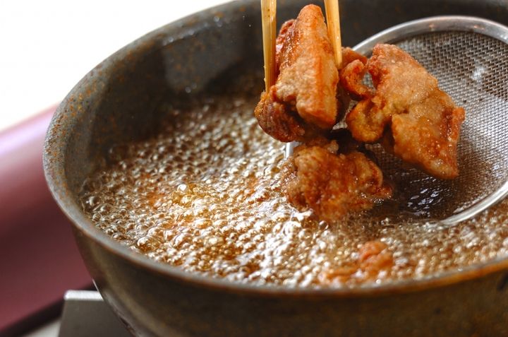 鶏のから揚げの作り方1