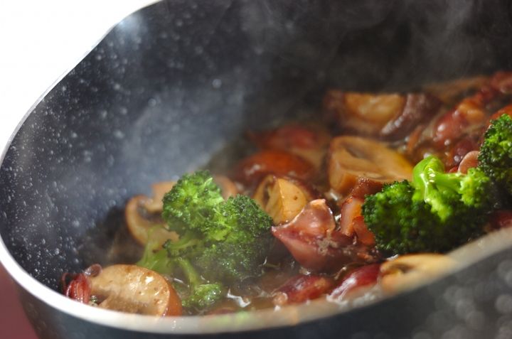 ホタルイカの簡単アヒージョの作り方2