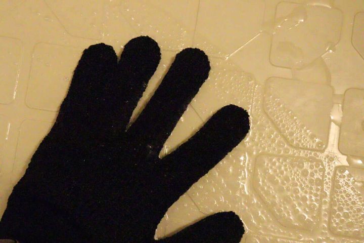 セリア お掃除手袋 浴室 床