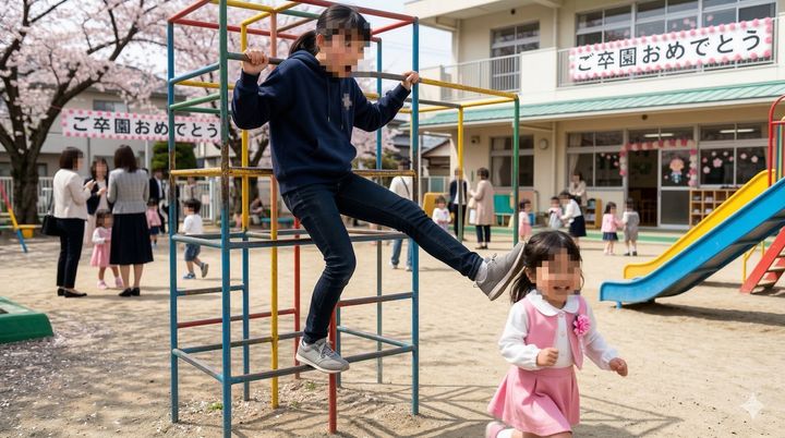 待ち時間の子供の遊びには、思わぬ事故の危険が潜んでいます