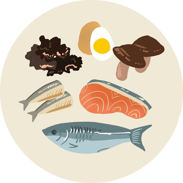 ビタミンDを多く含む食べ物 提供：株式会社スピック