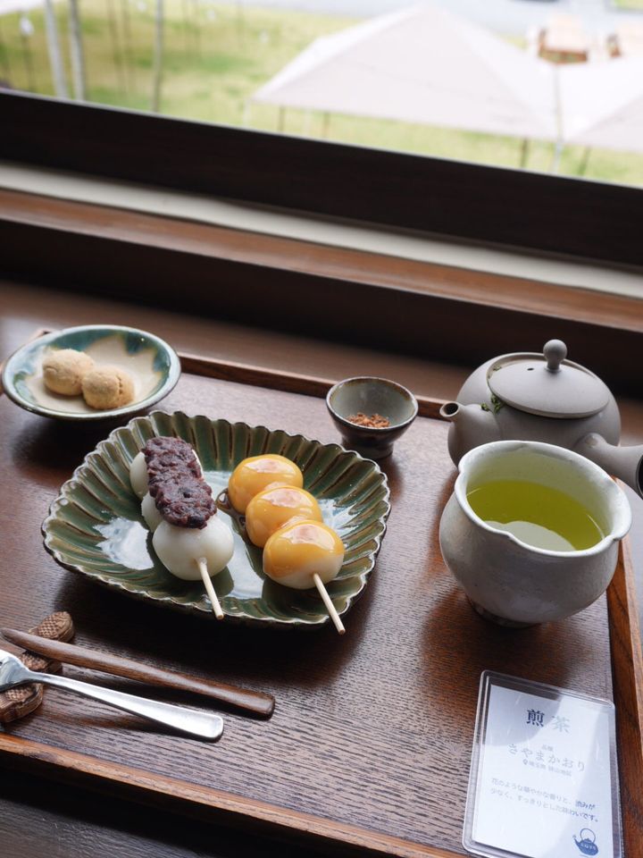 沖縄Gala青い海にある日本茶カフェ三福さん目の前に広がる海を見ながら楽しむ日本茶は絶品