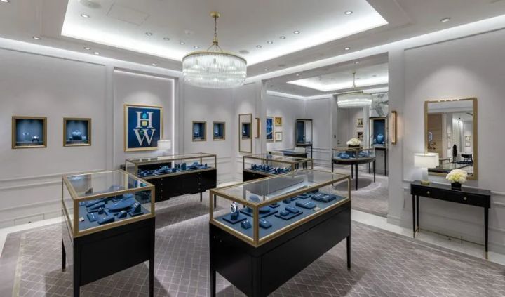 ハリー・ウィンストン阪急梅田店 メインサロン内部