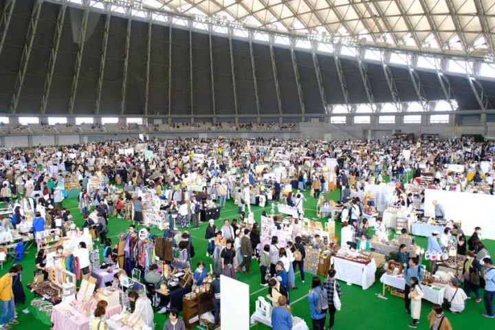 つどーむ会場全景の俯瞰