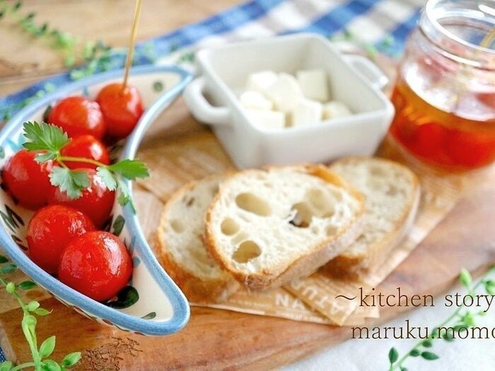 バゲットやチーズと合わせて