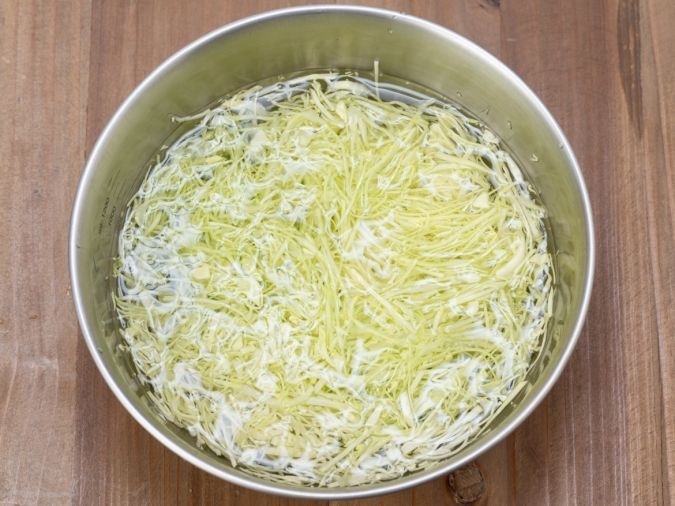 キャベツ 千切り 水にさらす