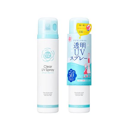 紫外線予報 透明UVスプレーF