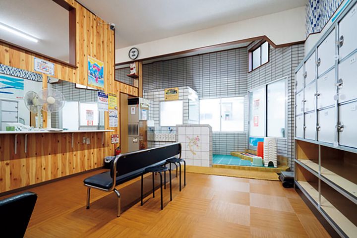 京都〈銀座湯〉脱衣所