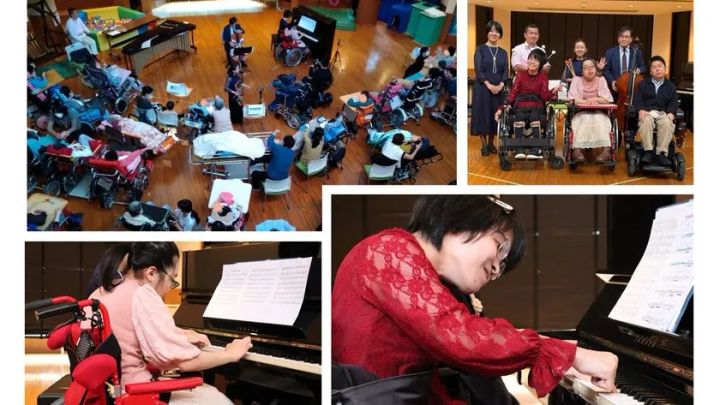 障がいのある子どもたちへの音楽活動の様子